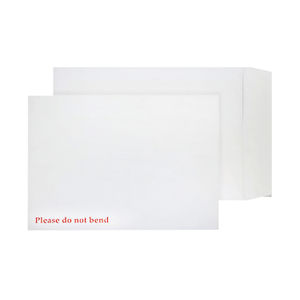 Q-Connect C4 Envelopes Board Back Peel and Seal 120gsm White (Pack of 125)