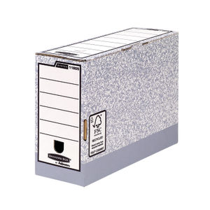 Bankers Box Foolscap Grey Transfer Files (Pack of 10)