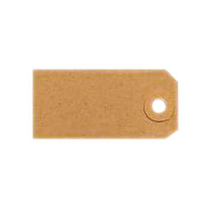 Fisher Clark Unstrung Tags 70x35mm in Buff