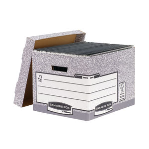 Bankers Box Grey Standard Storage Boxes (Pack of 10)