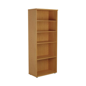 First H2000mm Nova Oak Wooden Bookcase