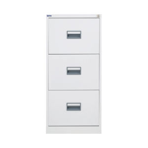 Talos 1000mm White 3 Drawer Filing Cabinet