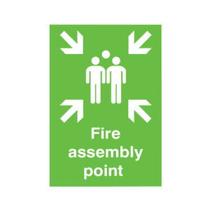 Fire Assembly Point A2 PVC Safety Sign