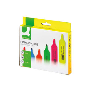 Q-Connect Assorted Highlighter Pens (Pack of 6)