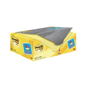 Canary Yellow 76 x 127mm Post-it Notes (Pack of 16 Plus 4FOC)