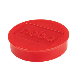 Nobo Whiteboard Magnets 38mm Red (Pack of 10)