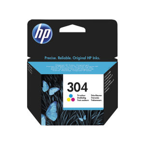 HP 304 Tri-Colour Ink Cartridge - N9K05AEBGX