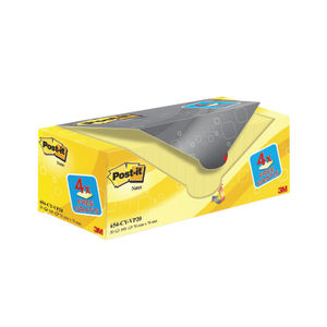 Post-it 76 x 76mm Canary Yellow Notes (Pack of 20)