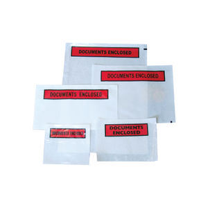 Basics Documents Enclosure Labels A7 113x94mm Plain Clear Box 1000 | DOCA7