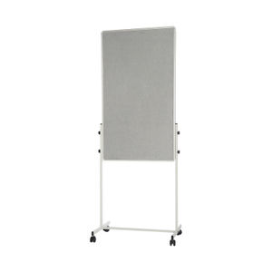 Bi-Office White Portable Duo Board and Flipchart Easel