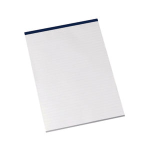 Q-Connect Narrow Ruled Board Back Memo Pad 160 Pages A4 (Pack of 10)