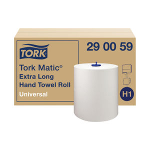 Tork Matic H1 280m White System 1-Ply Hand Towel Rolls (Pack of 6)