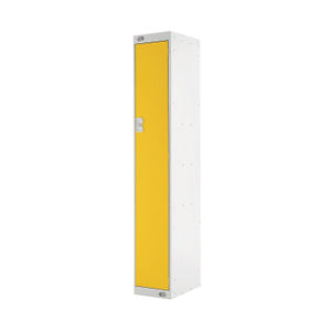 One Compartment D450mm Yellow Locker