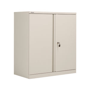 Bisley 1000mm Goose Grey 2 Door Empty Cupboard