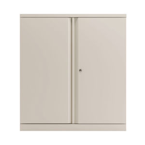 Bisley 1000mm Chalk White 2 Door Empty Cupboard