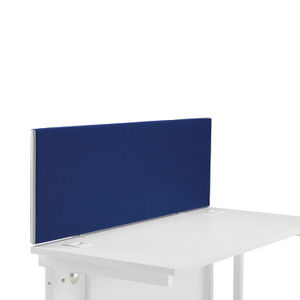 First W1200 X H400mm Royal Blue Desk Mounted Screen