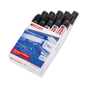 edding 500 Black Large Permanent Markers (Pack of 10)