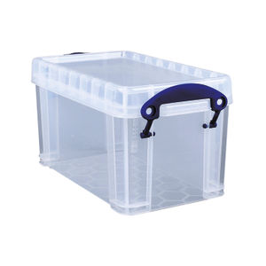 Really Useful 2.1L Clear Plastic Storage Box
