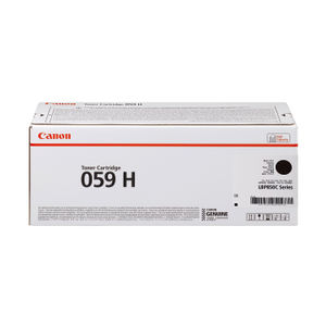 Canon 059H Black Toner Cartridge - High Capacity - 3627C001