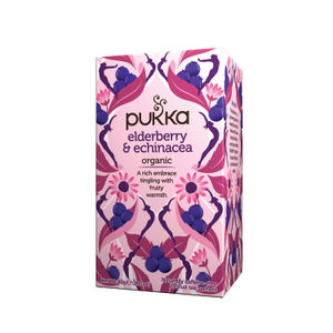 Pukka Elderberry and Echinacea Organic Tea Bags (Pack of 20)