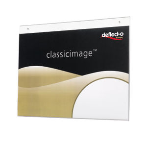 Deflecto A4 Landscape Wall Sign Holder