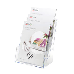 Deflecto Clear A4 3-Tier Literature Holder