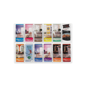 Safco 12 Pocket Deluxe Pamphlet Literature Rack