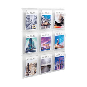 Helit Placativ A4 Clear Wall Display