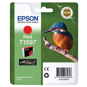 Epson T1597 Red Inkjet Cartridge C13T15974010 / T1597