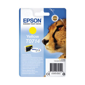 Epson T0714 Yellow Ink Cartridge - C13T07144012