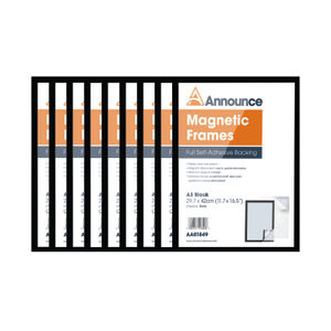 Announce A3 Black Magnetic Frames (Pack of 10)