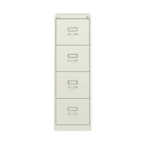 Bisley H1010mm Chalk White 4-Drawer Steel Filing Cabinet