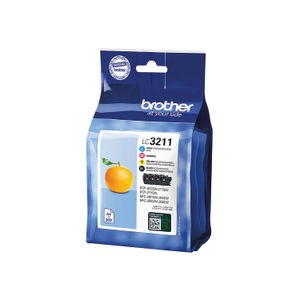 Brother LC3211 CMYK Ink Cartridge Multipack - LC3211VAL