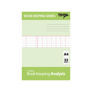 Tiger Book Keeping Analysis (Pack of 6