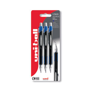 Uni-Ball Jetstream RT SXN-210 Blue Rollerball Pen (Pack of 3)