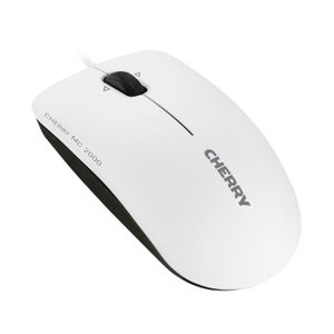 Cherry MC 2000 USB Wired Infra-red Mouse With Tilt Wheel Technology Pale Grey