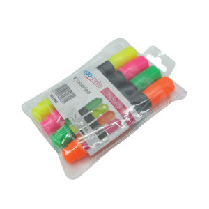 Ergo-Brite Ergonomic Assorted Highlighters (Pack of 4)