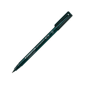 Staedtler Black Lumocolour Superfine Permanent Pens (Pack of 10)