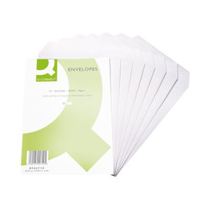 Q-Connect C5 Envelopes Pocket Self Seal 90gsm White (Pack of 500)