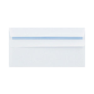 Q-Connect DL Envelopes Plain Wallet Peel and Seal 100gsm White (Pack of 500)