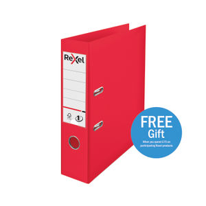 Rexel Choices A4 Red 75mm Lever Arch File