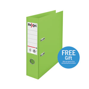 Rexel Choices A4 Green 75mm Lever Arch File