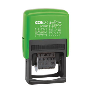 COLOP S220/W Green Line Dial-A-Phrase Stamp