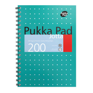 Pukka Pad B5 Metallic Wirebound Jotta Notebooks (Pack of 3)