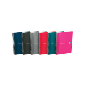 Oxford A5 Assorted Cover Wire Bound Notebook (Pack of 5)