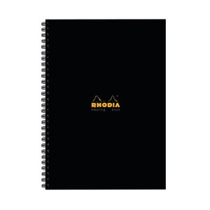 Rhodia A4 Hardback Wire Bound Business Meeting Books (Pack of 3)