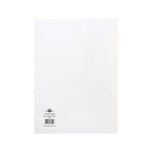 Concord A4+ White Extra Wide 10 Part Index Dividers