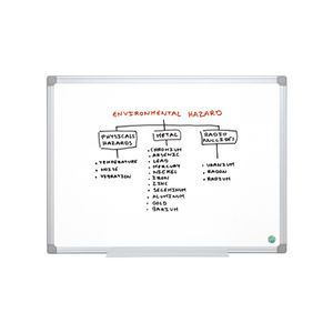 Bi-Office Earth-it Dry Wipe Whiteboard 1200 x 900mm