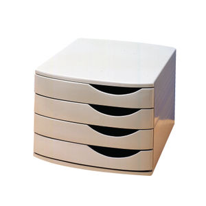 Jalema Grey Desktop 4 Drawer Set