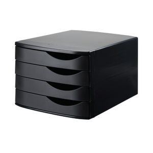 Jalema Black Desktop 4 Drawer Set - 2686374299